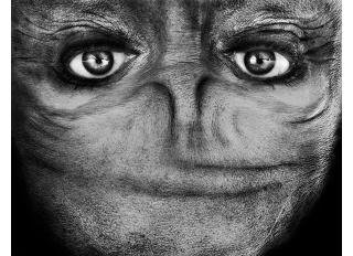 Illustration for article titled Upside-Down Portraits Of Human Faces Look Like Creatures From Space